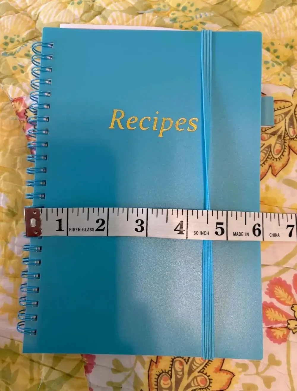 NWOT RUKAR Blank Recipe Book to Write in Your Own Recipes w/ Tab Sticker Sheets